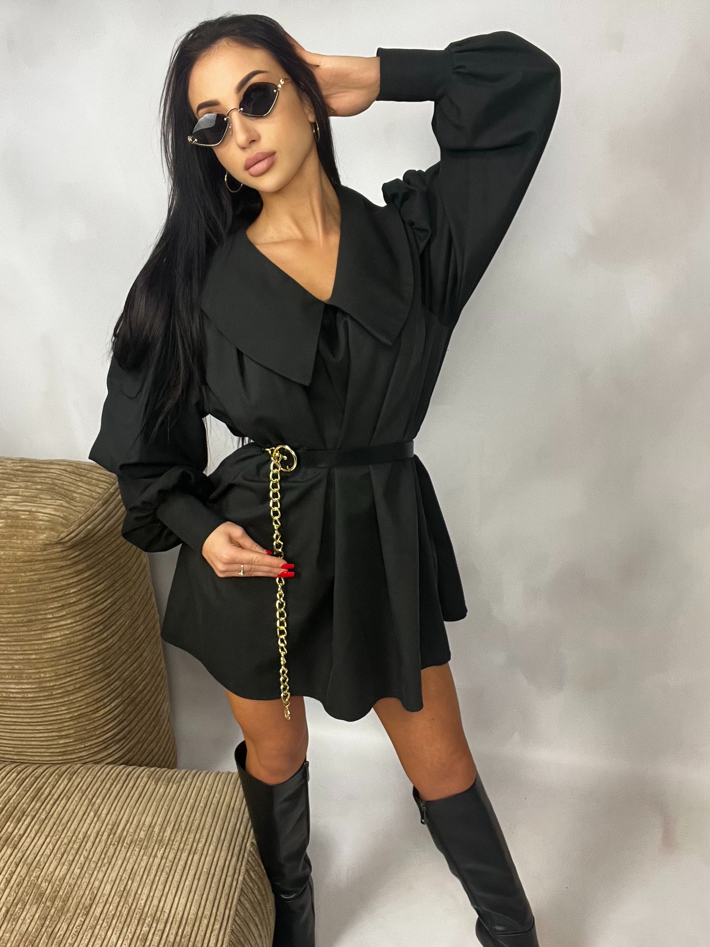 Sukienka od Belluci -  BELLISIMA - czarna